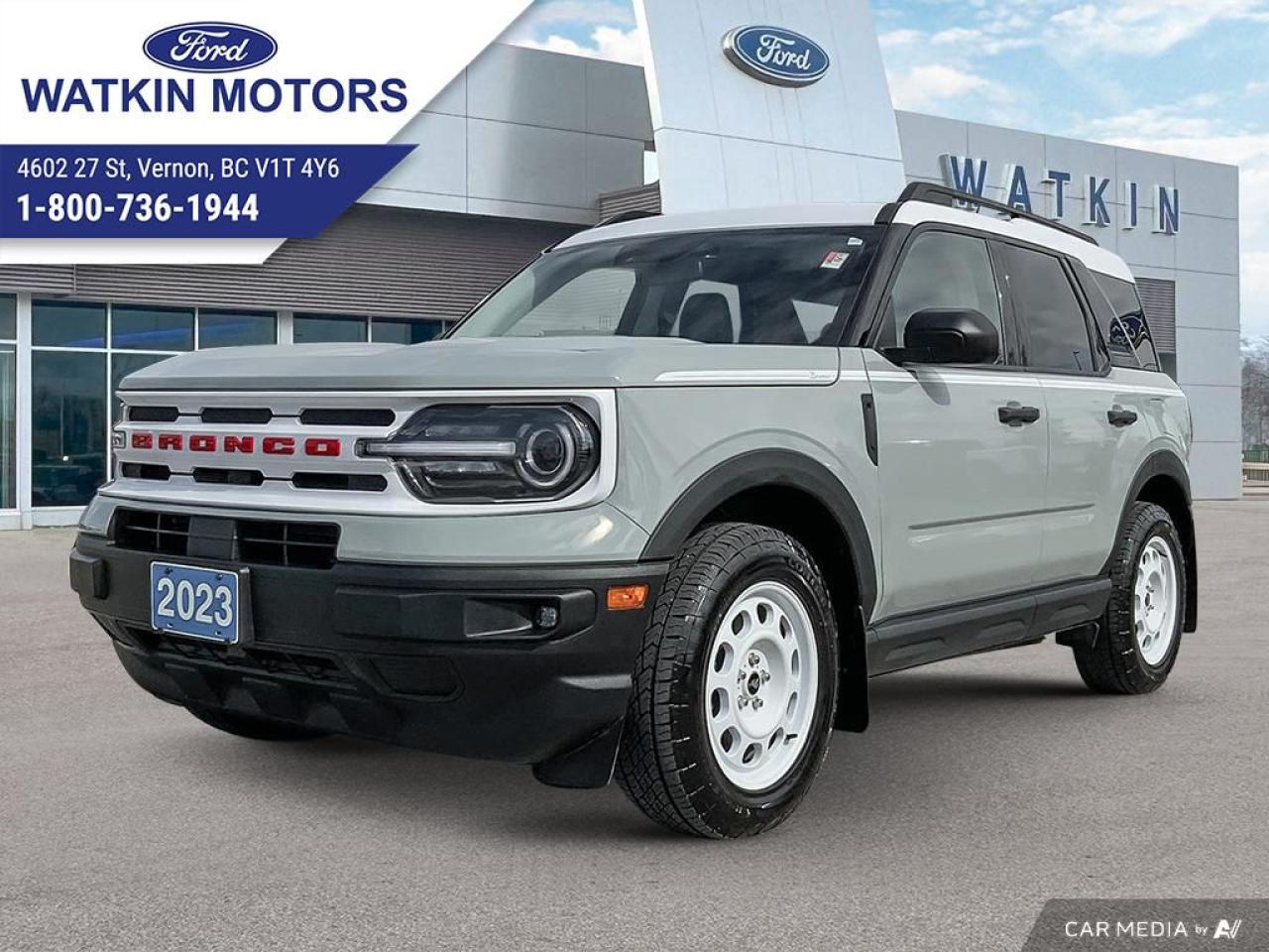 Used 2023 Ford Bronco Sport Heritage 4X4 for sale in Vernon, BC