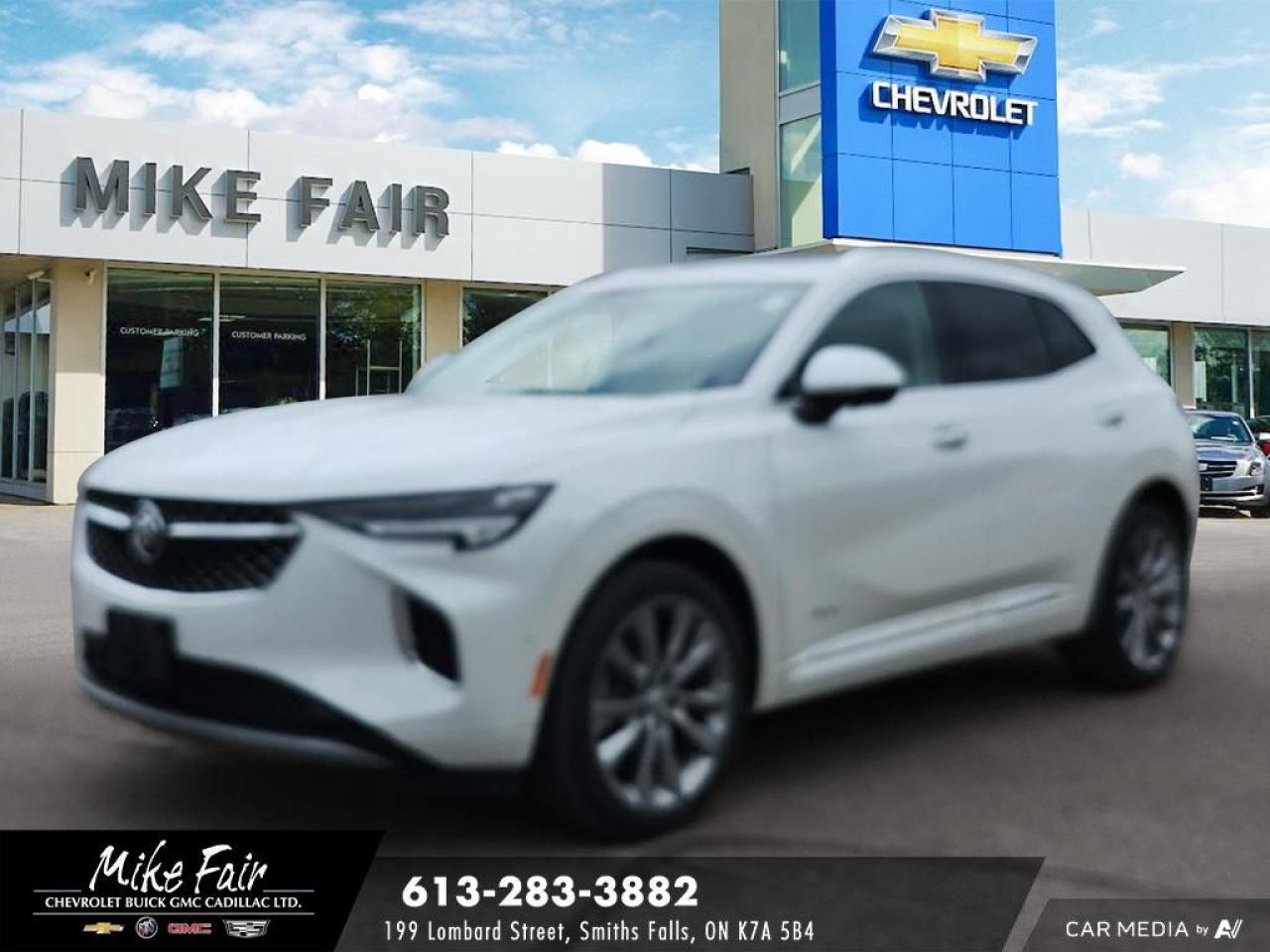 Used 2023 Buick Envision Avenir AWD,heated front seats/steering wheel, power liftgate,safety alert seat,keyless/remote start for sale in Smiths Falls, ON