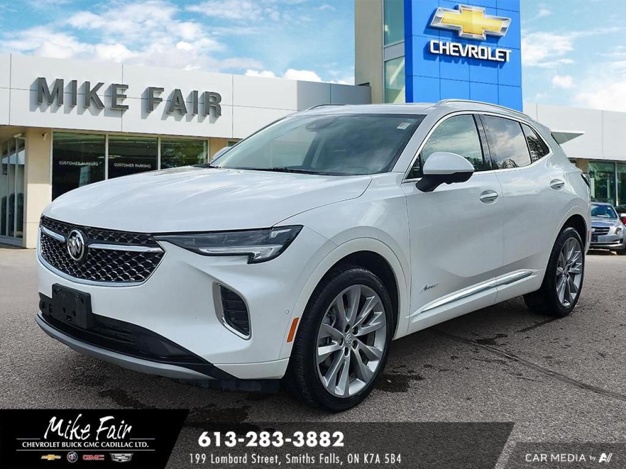 Used 2023 Buick Envision Avenir AWD,heated front seats/steering wheel, power liftgate,safety alert seat,keyless/remote start for sale in Smiths Falls, ON