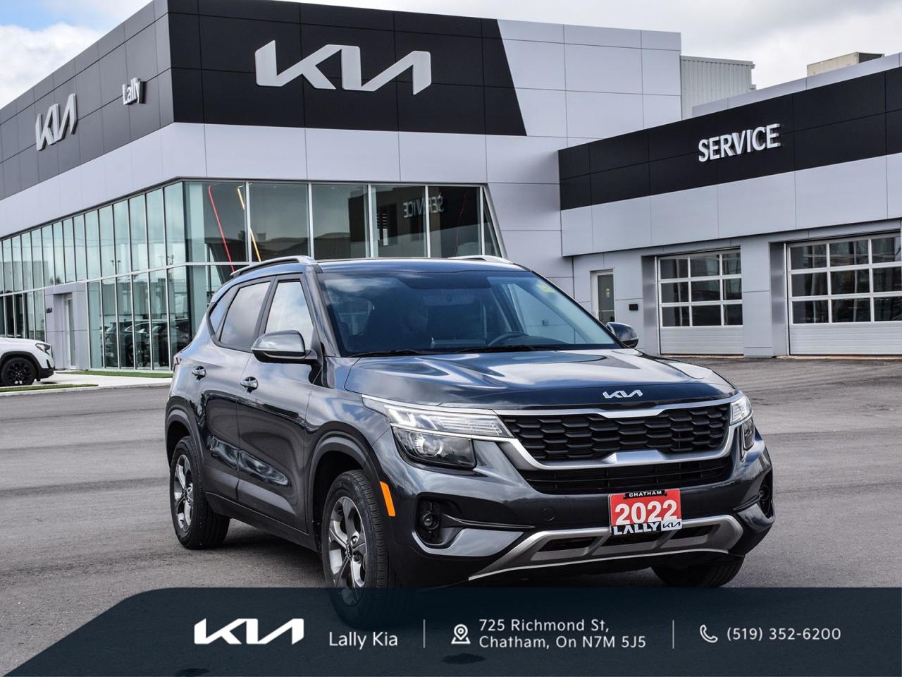 Used 2022 Kia Seltos LX Lease Return | Low KMs | Clean CarFax for sale in Chatham, ON