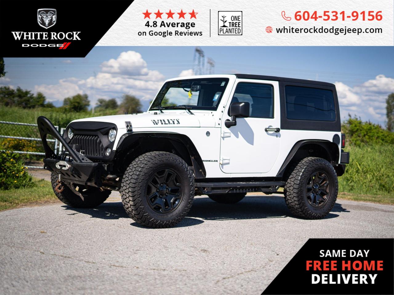 Used 2017 Jeep Wrangler SPORT for sale in Surrey, BC