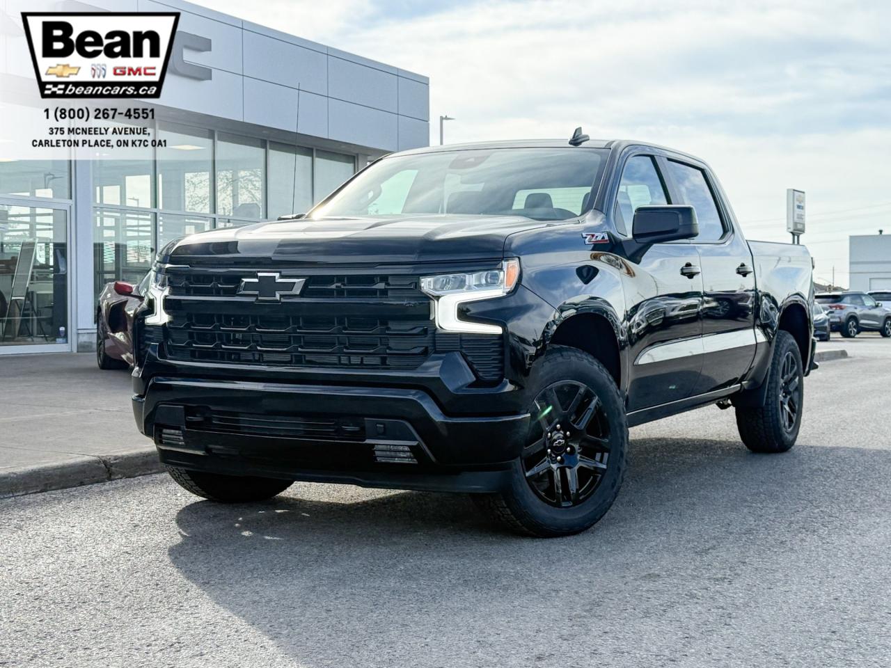 New 2025 Chevrolet Silverado 1500 RST 5.3L V8 WITH REMOTE START/ENTRY, HEATED FRONT SEATS, HEATED STEERING WHEEL, HD REAR VISION, APPLE CARPLAY AND ANDROID AUTO for sale in Carleton Place, ON