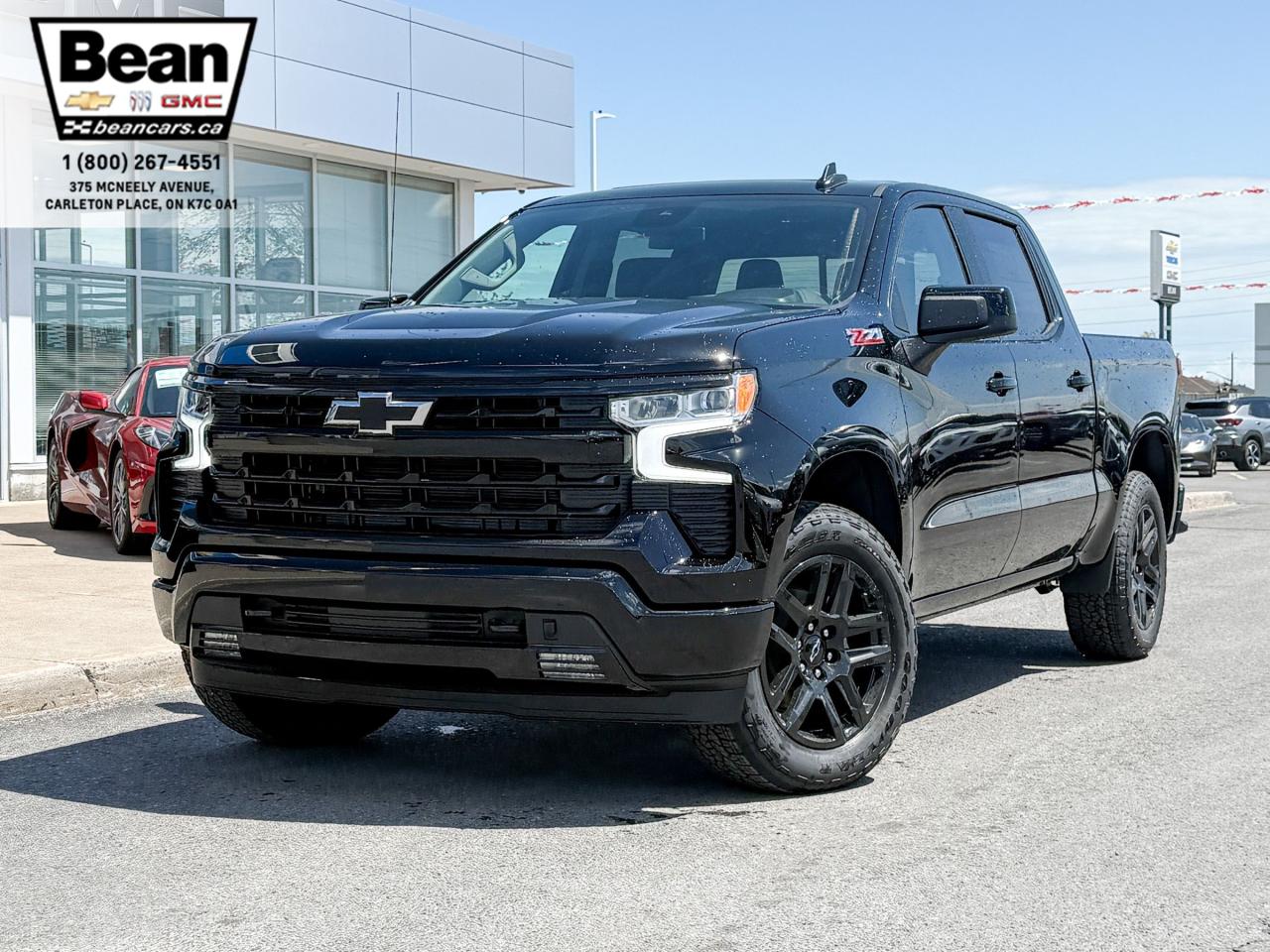 New 2025 Chevrolet Silverado 1500 RST 5.3L V8 WITH REMOTE START/ENTRY, SUNROOF, HEATED FRONT SEATS, HEATED STEERING WHEEL, HD REAR VISION, BOSE SOUND SYSTEM, APPLE CARPLAY AND ANDROID AUTO for sale in Carleton Place, ON