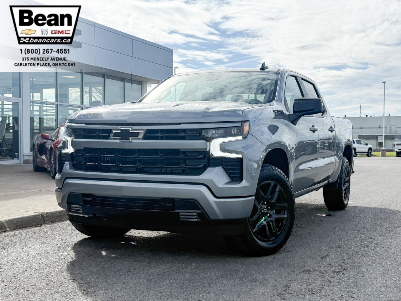 New 2025 Chevrolet Silverado 1500 RST 5.3L V8 WITH REMOTE START/ENTRY, HEATED FRONT SEATS, HEATED STEERING WHEEL, HD REAR VISION, POWER UP/DOWN TAILGATE, APPLE CARPLAY AND ANDROID AUTO for sale in Carleton Place, ON