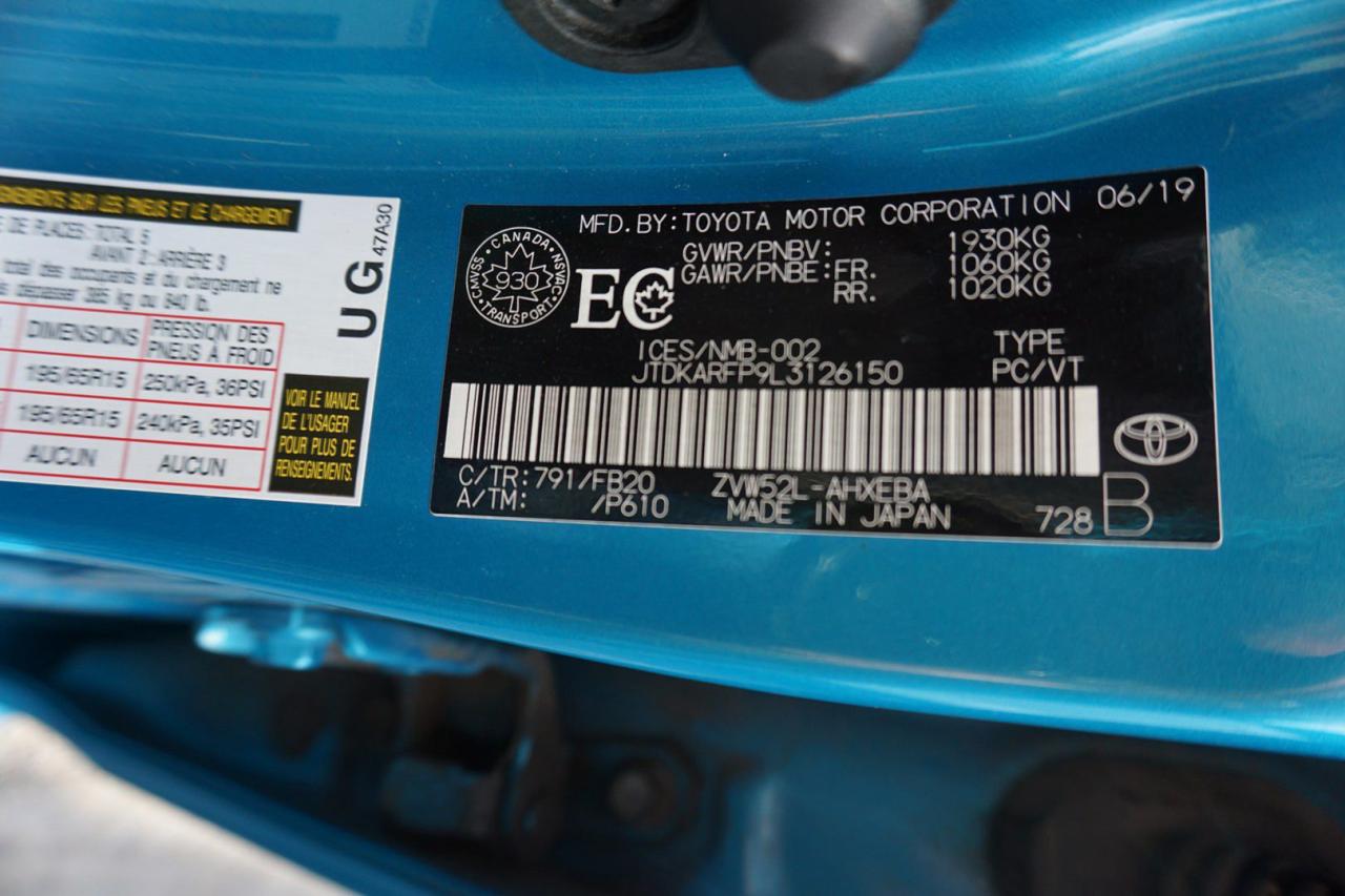2020 Toyota Prius Prime PRIME CERTIFIED *ACCIDENT FREE* CAMERA BLUETOOTH HEATED SEATS CRUISE ALLOYS - Photo #32