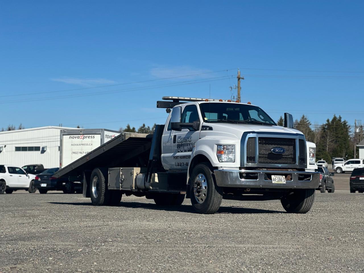 2019 Ford F-750 Super Duty XL SUPERCAB TOW TRUCK W/ 22' GALVANIZED DECK Photo5
