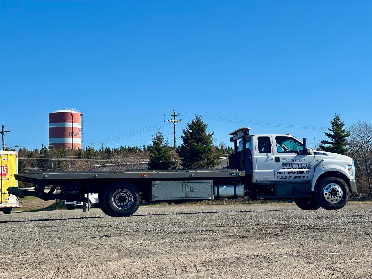 2019 Ford F-750 Super Duty XL SUPERCAB TOW TRUCK W/ 22' GALVANIZED DECK Photo2