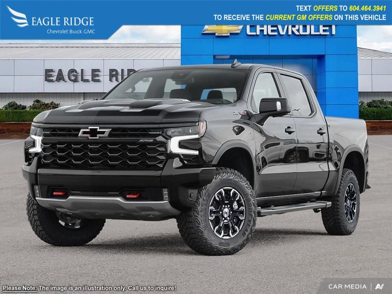 New 2025 Chevrolet Silverado 1500 Heated Steering Wheel, Memory Settings, Power Sunroof, Multi-Color 15-Inch Diagonal Head-Up Display, Bed View Camera, and ZR2 Suspension Package. for sale in Coquitlam, BC