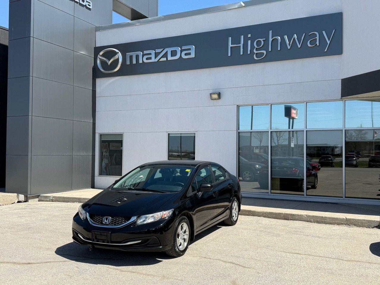 Used 2014 Honda Civic SEDAN LX MANUAL for sale in Steinbach, MB