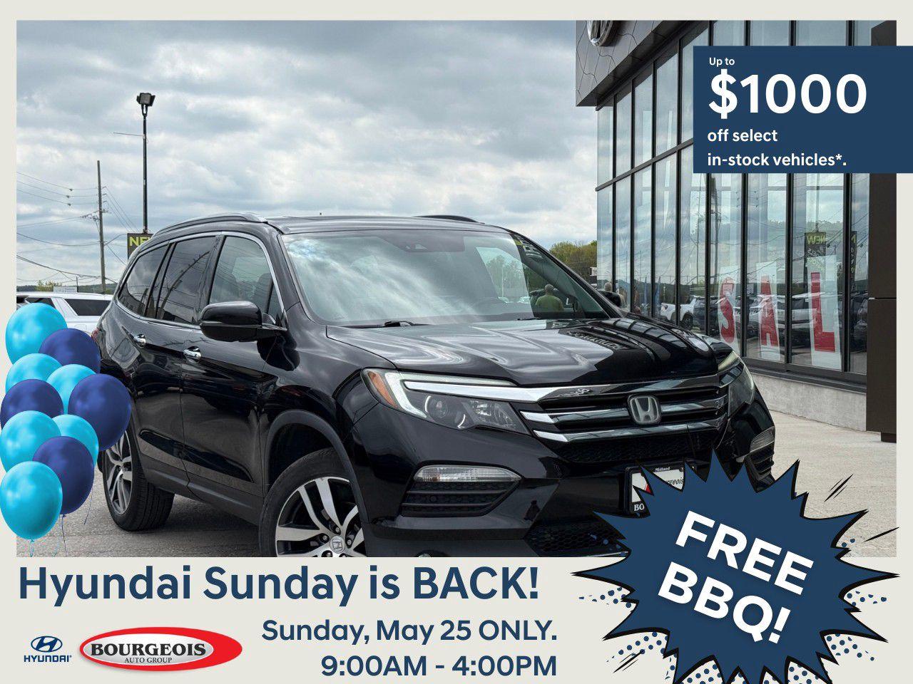 Used 2016 Honda Pilot 4WD Touring for sale in Midland, ON
