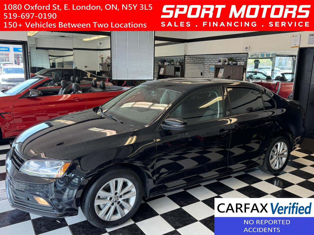 Used 2017 Volkswagen Jetta Wolfsburg Edition 1.4T+New Tires+Roof+CLEAN CARFAX for sale in London, ON