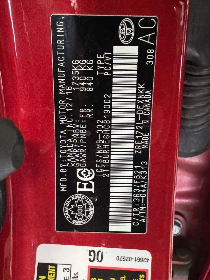 2017 Toyota Corolla LE+Camera+Heated Seats+A/C+Cruise Photo92