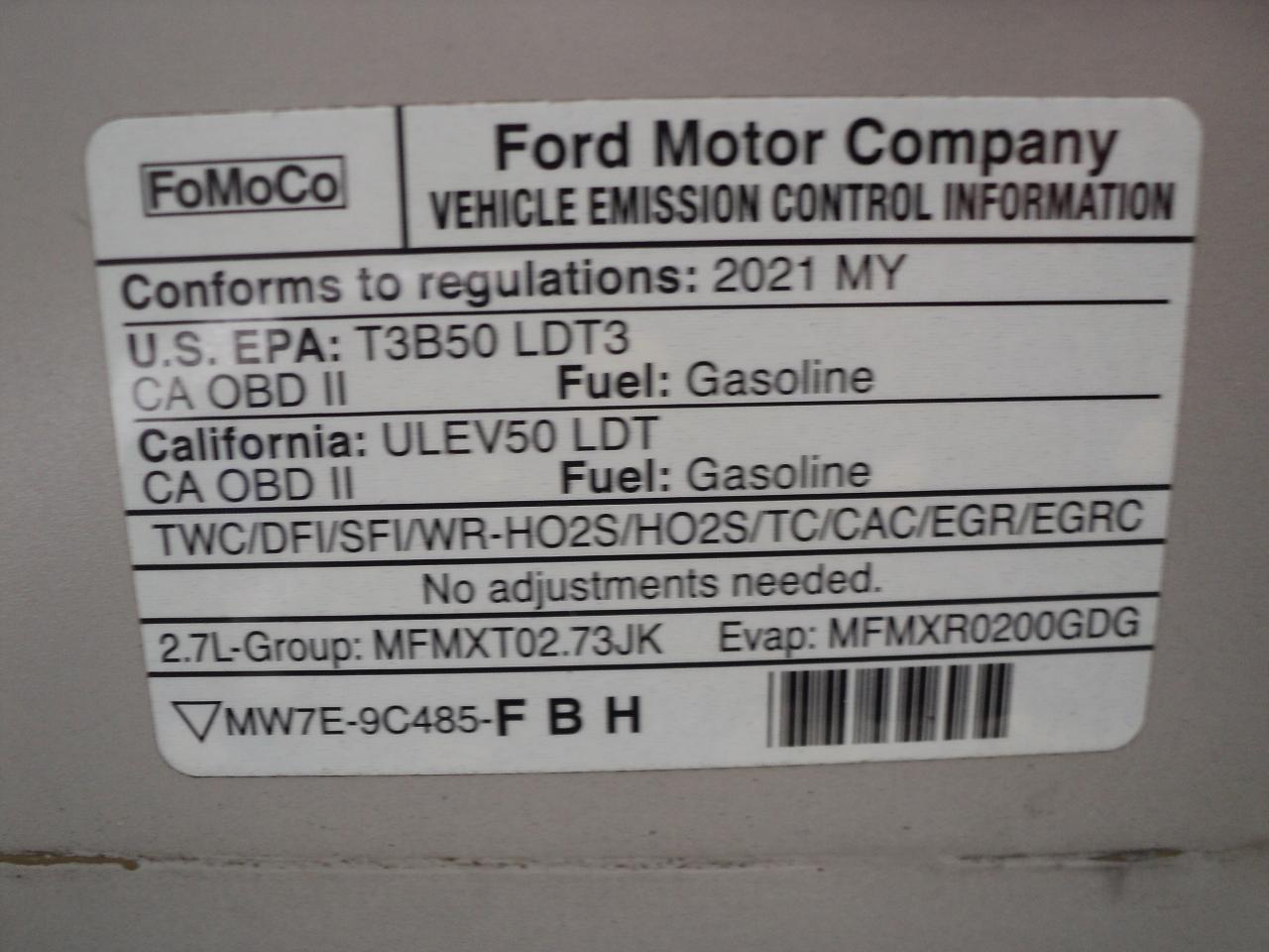 2021 Ford F-150 XLT SuperCrew 2WD 2.7L6cyl 5'5"Box Nav HeatedSeats - Photo #39