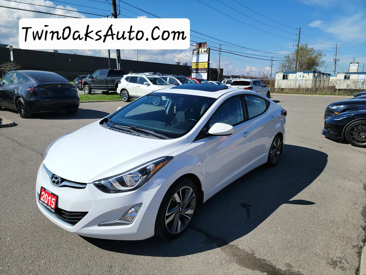 <p class= data-start=86 data-end=177><strong data-start=86 data-end=146>2015 Hyundai Elantra GLS &ndash; Super Clean | Only 118,300 km</strong><br data-start=146 data-end=149 /><strong data-start=149 data-end=177>$10,990 | Twin Oaks Auto</strong></p><p class= data-start=179 data-end=397>This exceptionally clean, low-kilometre 2015 Elantra GLS offers unbeatable value in a stylish and fuel-efficient package. Perfect for commuting, first-time buyers, or anyone looking for a reliable, well-equipped sedan.</p><p class= data-start=399 data-end=418><strong data-start=399 data-end=416>Key Features:</strong></p><ul data-start=419 data-end=863><li class= data-start=419 data-end=470><p class= data-start=421 data-end=470>1.8L 4-cylinder engine | Automatic transmission</p></li><li class= data-start=471 data-end=490><p class= data-start=473 data-end=490>Only 118,300 km</p></li><li class= data-start=491 data-end=526><p class= data-start=493 data-end=526>Heated front <strong data-start=506 data-end=518>and rear</strong> seats</p></li><li class= data-start=527 data-end=544><p class= data-start=529 data-end=544>Power sunroof</p></li><li class= data-start=545 data-end=584><p class= data-start=547 data-end=584>7 touchscreen with rearview camera</p></li><li class= data-start=585 data-end=627><p class= data-start=587 data-end=627>Bluetooth hands-free, USB & AUX inputs</p></li><li class= data-start=628 data-end=671><p class= data-start=630 data-end=671>Alloy wheels | Fog lights | Chrome trim</p></li><li class= data-start=672 data-end=721><p class= data-start=674 data-end=721>Keyless entry | Power windows, locks, mirrors</p></li><li class= data-start=722 data-end=771><p class= data-start=724 data-end=771>Steering wheel audio, phone & cruise controls</p></li><li class= data-start=772 data-end=826><p class= data-start=774 data-end=826>Active ECO Mode | A/C | Tilt & telescopic steering</p></li><li class= data-start=827 data-end=863><p class= data-start=829 data-end=863>ABS, ESC, and 6 airbags for safety</p></li></ul><p class= data-start=865 data-end=963>This Elantra has been well cared for, inside and out. Clean, smooth, and ready for its next owner.</p><p class= data-start=965 data-end=966>&mdash;</p><p class= data-start=968 data-end=1121><strong data-start=968 data-end=1003>Available now at Twin Oaks Auto</strong><br data-start=1003 data-end=1006 />Financing options available. Trade-ins welcome. Call or message today to schedule your test drive.</p><p><strong>Additional Certification Cost</strong>: The full certification cost for this vehicle is <strong>$790 + HST</strong>.</p><p><strong>What&rsquo;s Included with Certification</strong>:</p><ul><li>The vehicle will be delivered with a <strong>valid safety certification</strong> and a <strong>36-day safety item warranty</strong> for your peace of mind.</li><li>A <strong>fresh oil change</strong> will be performed, and all fluids will be topped up.</li><li>The vehicle will be <strong>professionally detailed</strong>, ensuring it looks and feels like new when you pick it up.</li></ul><p>At <strong>Twin Oaks Auto</strong>, we are committed to providing a <strong>hassle-free car buying experience</strong>. From your first inquiry to driving off in your new car, our goal is to get you on the road quickly and stress-free!</p><p><strong>Financing Options Available!</strong><br />Flexible financing options are available to suit your needs. Contact us for more details.</p><p><strong>Contact Us Today</strong>:<br />📞 <strong>Call Us</strong>: 905-339-3330<br />📍 <strong>Location</strong>: 2470 Royal Windsor Drive, Oakville, Ontario, L6J 7Y2</p><p><br />(Conveniently located between Ford Drive and Winston Churchill Blvd.)</p><p><strong>More Information</strong>:<br />Visit our website at <strong><a href=http://www.twinoaksauto.com>TwinOaksAuto.com</a></strong> to view additional pictures, explore our inventory, and access CARFAX reports.</p><p>&nbsp;</p>