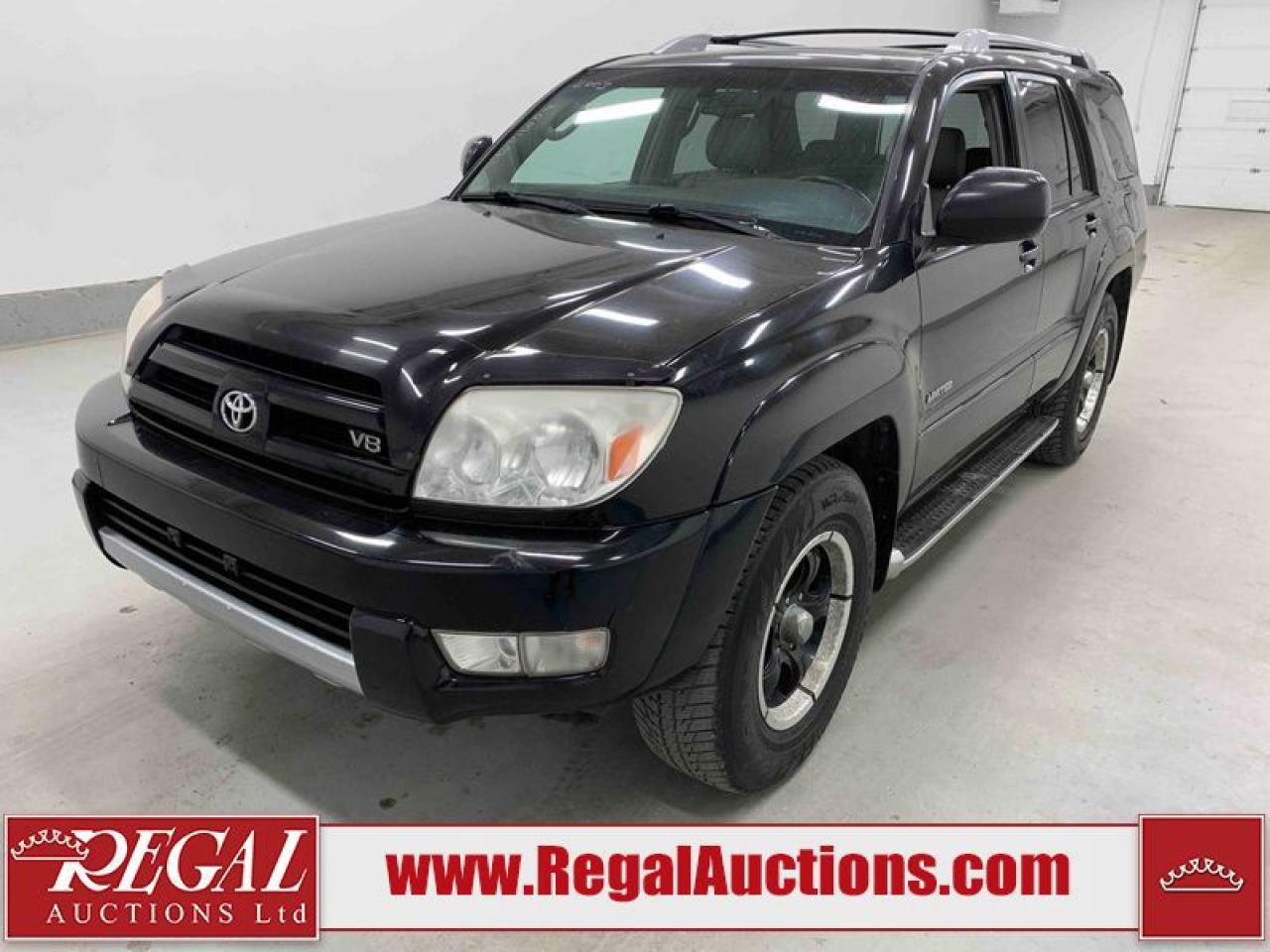 Used 2003 Toyota 4Runner Limited for sale in Calgary, AB