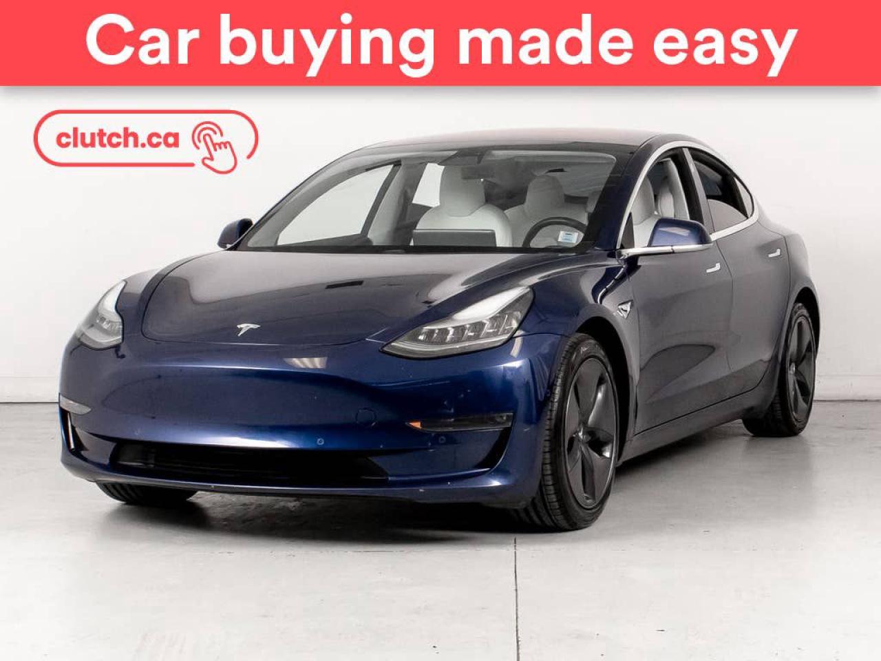 Used 2018 Tesla Model 3 Long Range w/ Glass Roof, Nav, Rear View Cam for sale in Bedford, NS