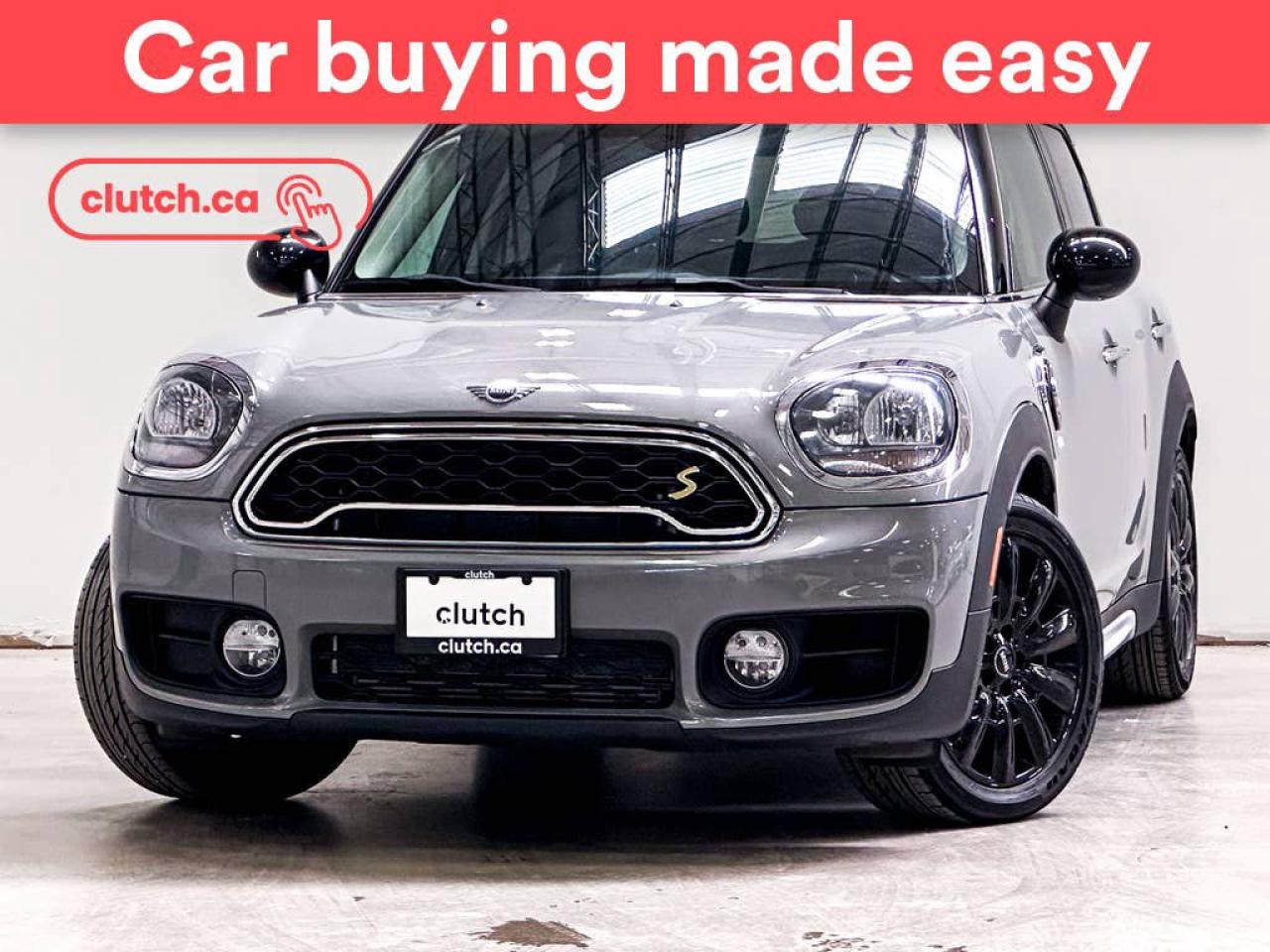 Used 2019 MINI Countyman Plug-in Hybrid Cooper S E ALL4 AWD w/ Apple CarPlay, Heated Front Seats, Rearview Cam for sale in Toronto, ON
