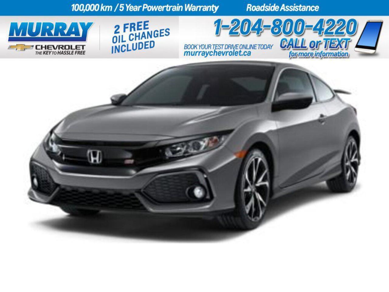 New 2018 Honda Civic coupe si for sale in Winnipeg, MB