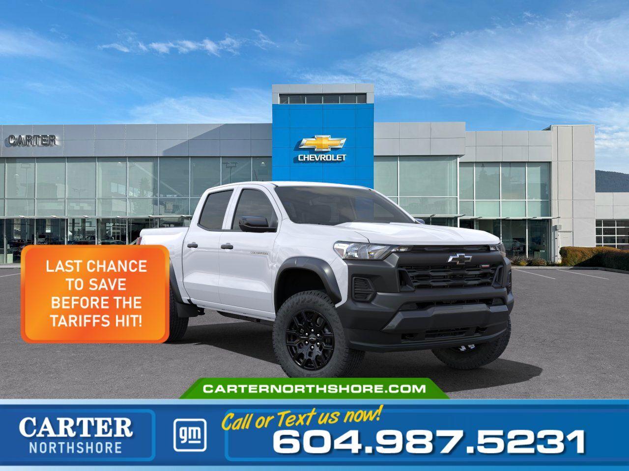 New 2025 Chevrolet Colorado Trail Boss Crew Cab for sale in North Vancouver, BC