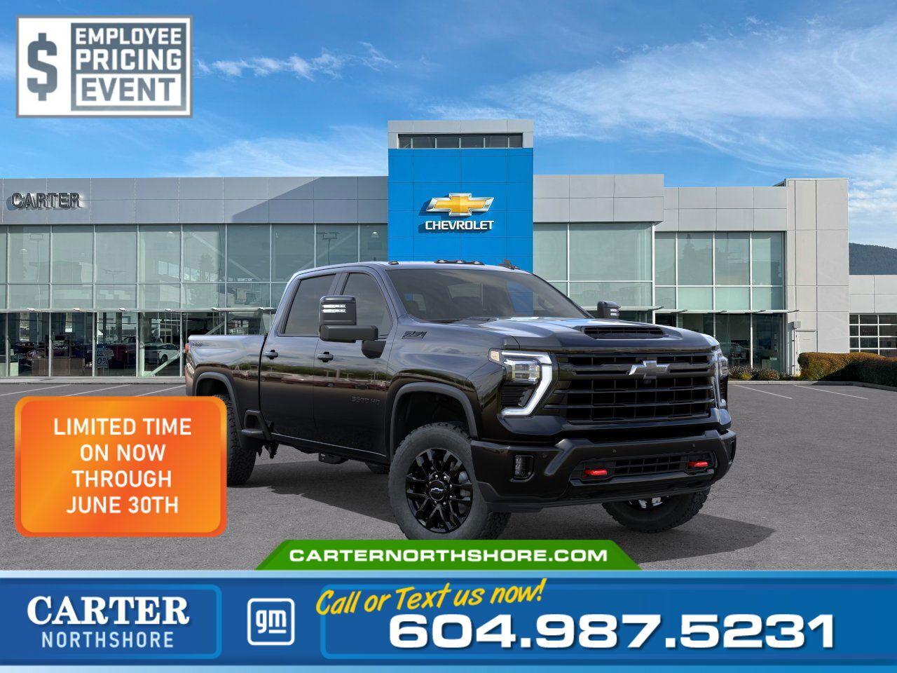 New 2025 Chevrolet Silverado 3500HD 1LT 4WD | Alum Wheels/Locking Diff/Cruise for sale in North Vancouver, BC