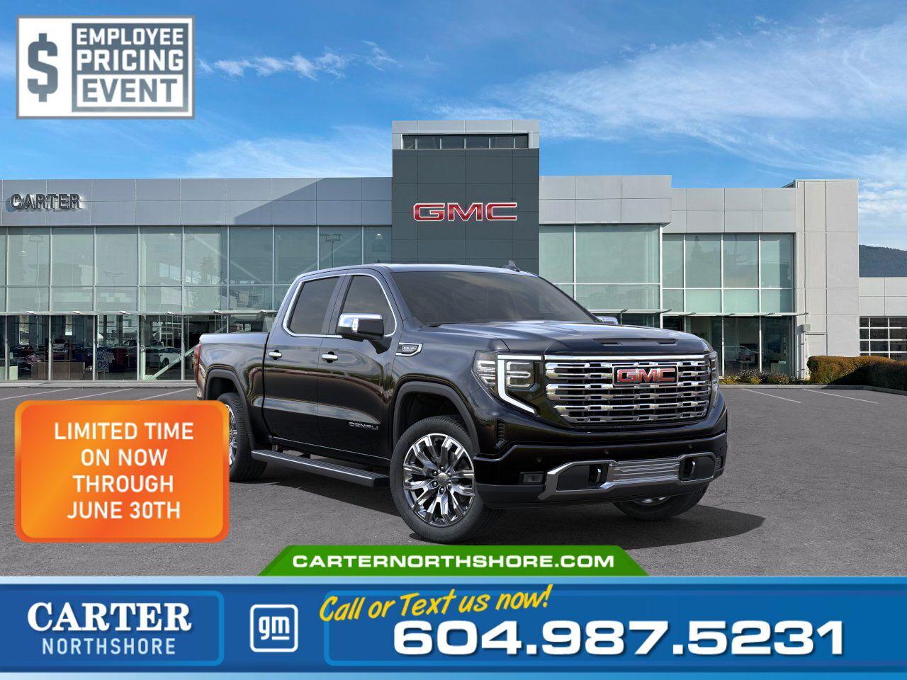 New 2025 GMC Sierra 1500 DENALI 4WD | Alum Wheels/Heated & Vented Seats for sale in North Vancouver, BC