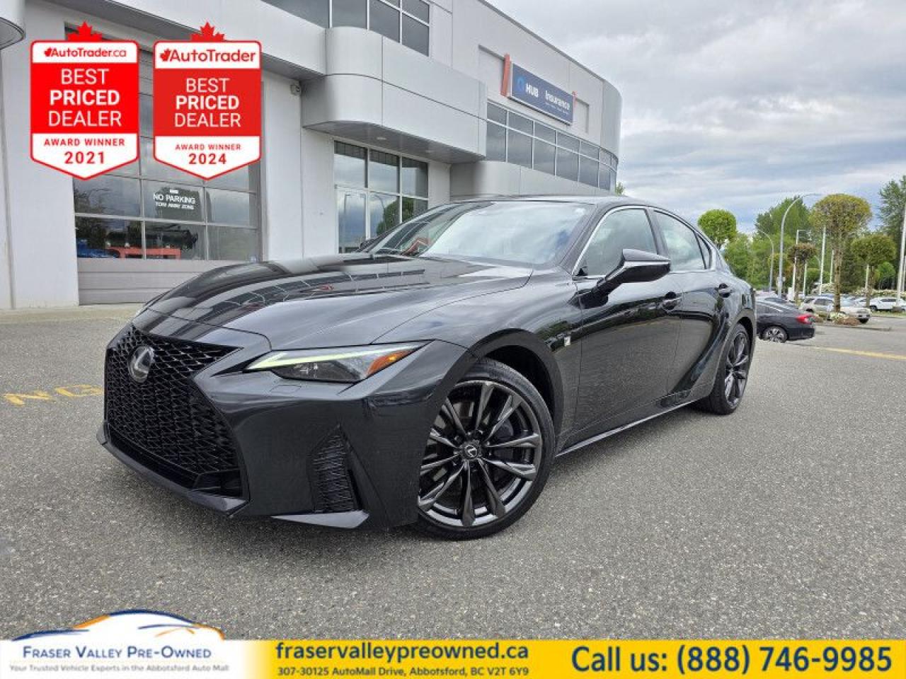 Used 2023 Lexus IS 350 AWD  - Navigation -  Sunroof - $195.06 /Wk for sale in Abbotsford, BC