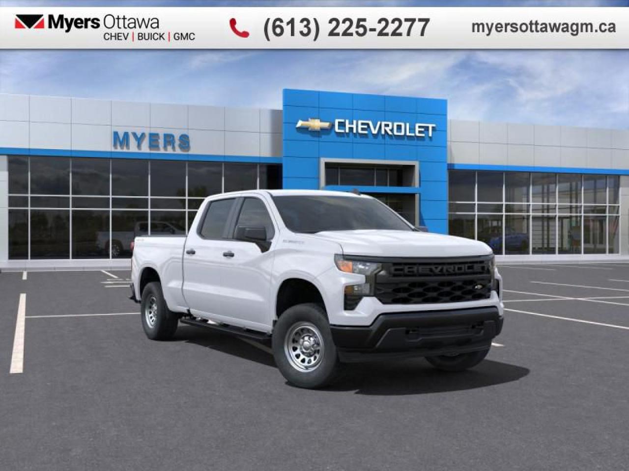 New 2025 Chevrolet Silverado 1500 Work Truck  CREW WT, 5.3 V8, WT VALUE PACKAGE, TRAILERING for sale in Ottawa, ON
