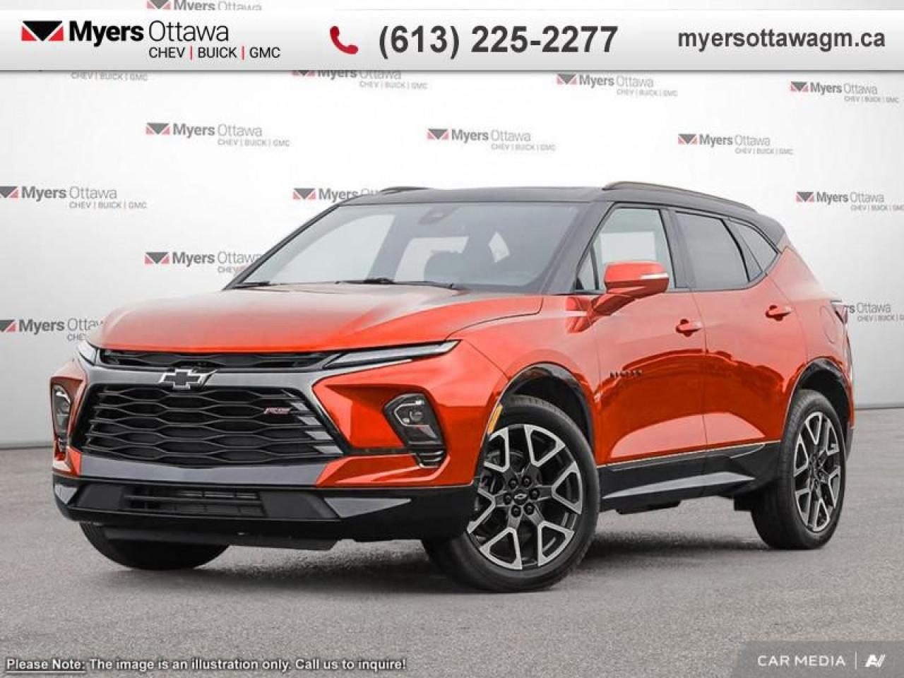 New 2025 Chevrolet Blazer RS  BLAZER RS AWD, CONV PLUS PACKAGE for sale in Ottawa, ON