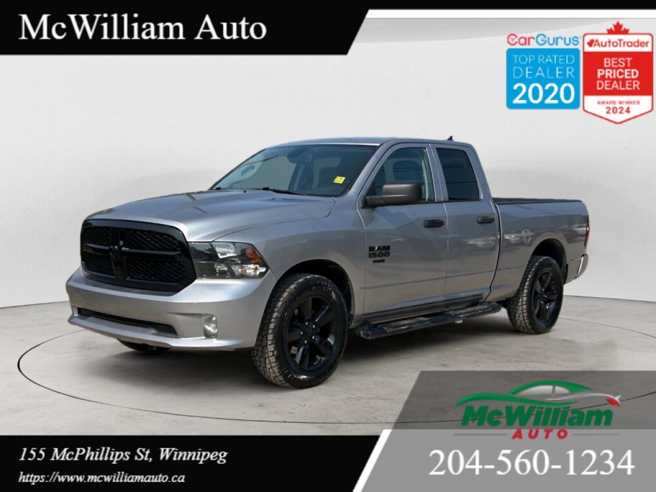 Used 2021 RAM 1500 Classic Tradesman Quad Cab| HTD SEATS & WHEEL|121 LITRE FUEL TANK| for sale in Winnipeg, MB