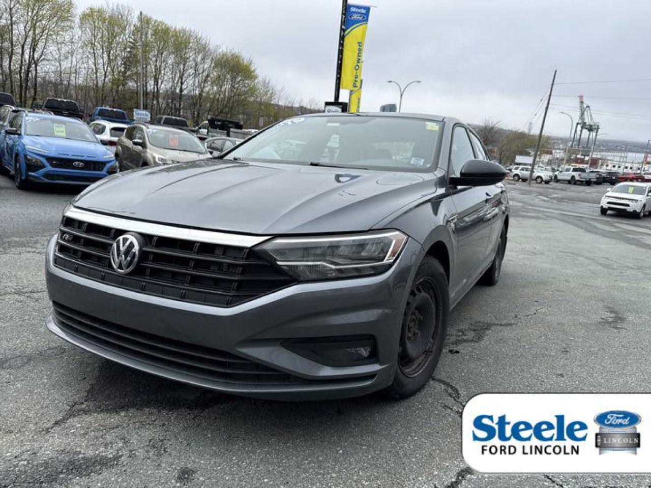 Recent Arrival!Deep Black Pearl2019 Volkswagen Jetta Highline 1.4 TSIFWD 8-Speed Automatic with Tiptronic 1.4L TSIABS brakes, Alloy wheels, Electronic Stability Control, Front dual zone A/C, Heated door mirrors, Heated Front Comfort Seats, Heated front seats, Illuminated entry, Low tire pressure warning, Remote keyless entry, Traction control.ALL CREDIT APPLICATIONS ACCEPTED! ESTABLISH OR REBUILD YOUR CREDIT HERE. APPLY AT https://steeleadvantagefinancing.com/6198 We know that you have high expectations in your car search in Halifax. So if youre in the market for a pre-owned vehicle that undergoes our exclusive inspection protocol, stop by Steele Ford Lincoln. Were confident we have the right vehicle for you. Here at Steele Ford Lincoln, we enjoy the challenge of meeting and exceeding customer expectations in all things automotive.