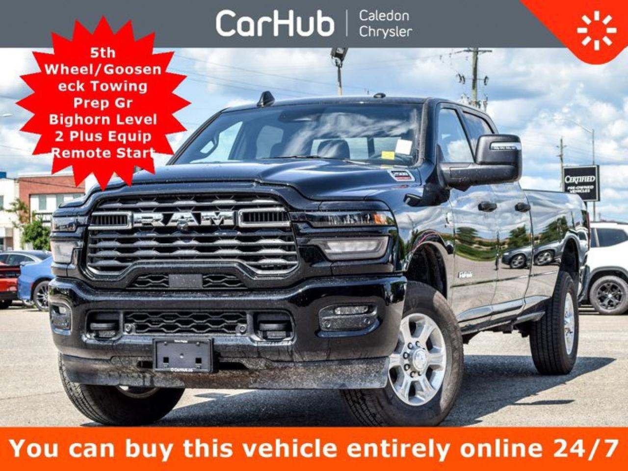 New 2025 RAM 2500 Big Horn 4x4 Crew Cab 8' Box 360Cam Sport Appearance PKG for sale in Bolton, ON
