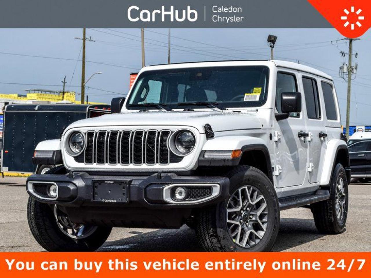 New 2025 Jeep Wrangler Sahara 4 Door Sky Roof Safety Grp 12.3