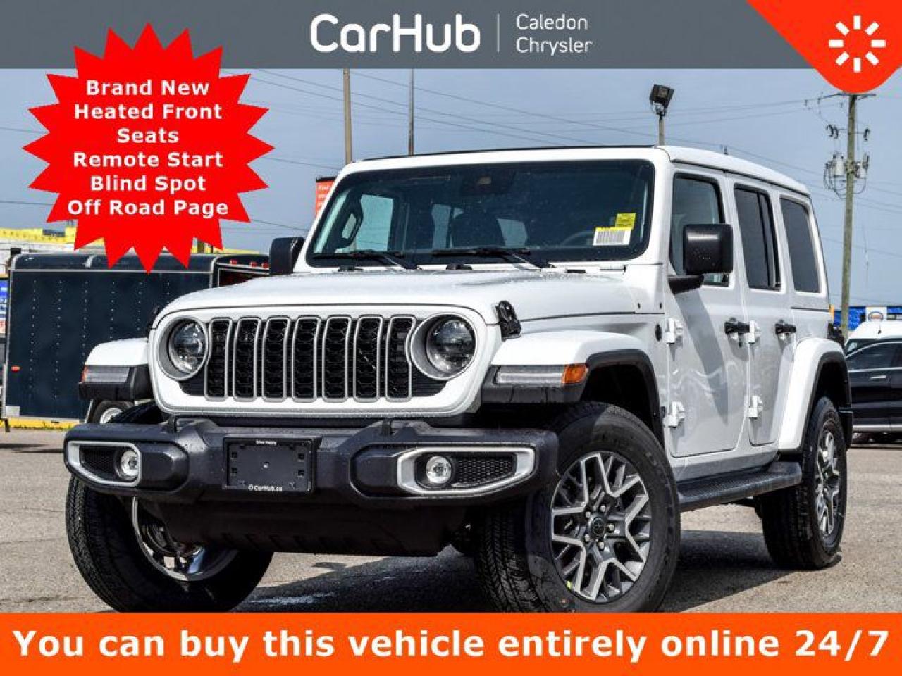 New 2025 Jeep Wrangler Sahara 4 Door Sky Roof Safety Grp 12.3