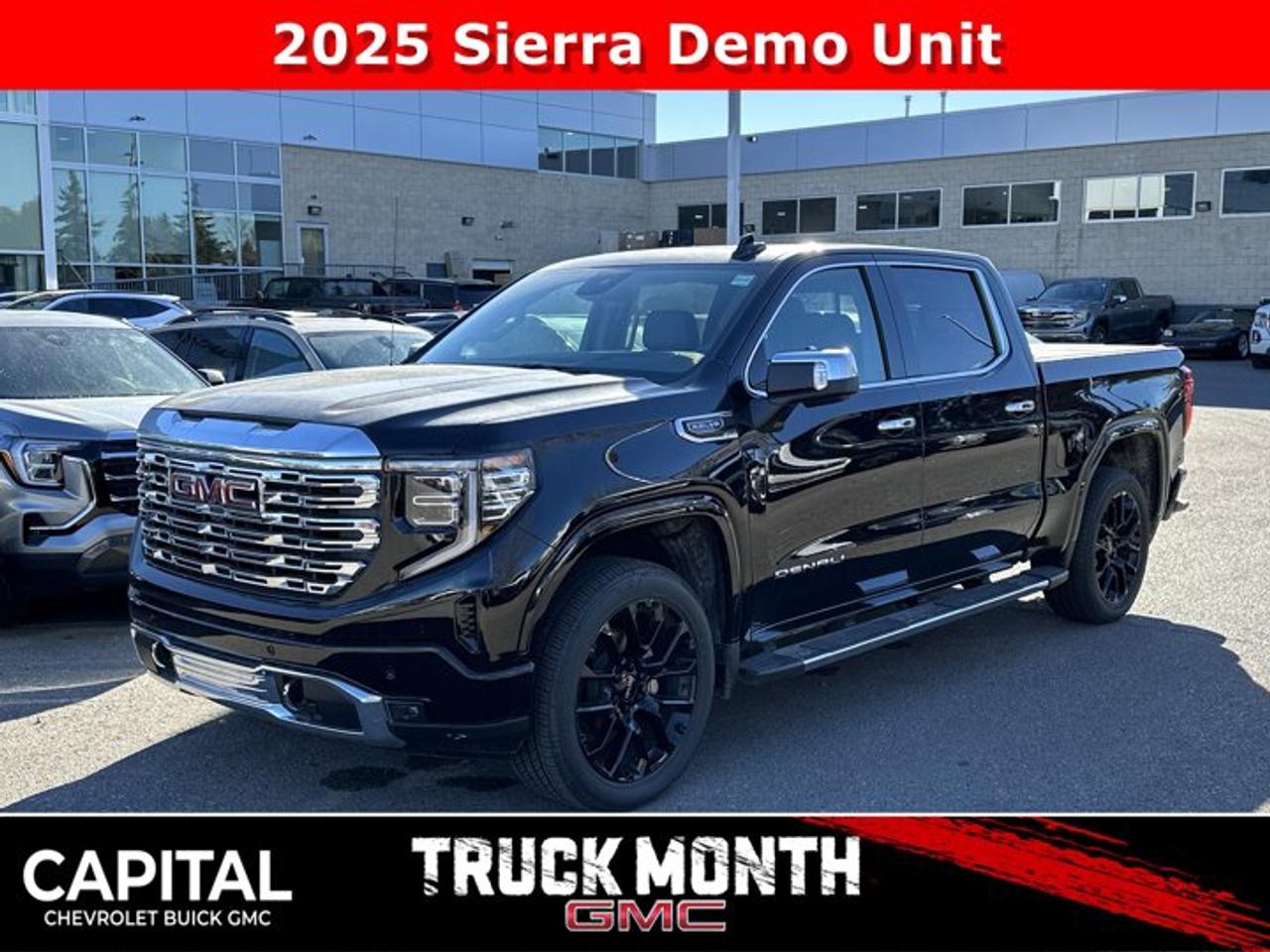 Accessories include: Suntek protective film and Tonneau CoverThis GMC Sierra 1500 boasts a Gas V8 6.2L/376 engine powering this Automatic transmission. ENGINE, 6.2L ECOTEC3 V8 (420 hp [313 kW] @ 5600 rpm, 460 lb-ft of torque [624 Nm] @ 4100 rpm); featuring Dynamic Fuel Management, Wireless, Apple CarPlay / Wireless Android Auto, Wireless charging.*This GMC Sierra 1500 Comes Equipped with These Options *Wipers, front rain-sensing, Windows, power rear, express down, Windows, power front, drivers express up/down, Window, power, rear sliding with rear defogger, Window, power front, passenger express up/down, Wi-Fi Hotspot capable (Terms and limitations apply. See onstar.ca or dealer for details.), Wheels, 20 x 9 (50.8 cm x 22.9 cm) multi-dimensional polished aluminum, Wheelhouse liners, rear (Deleted with (PCP) Denali CarbonPro Edition.), Wheel, 17 x 8 (43.2 cm x 20.3 cm) full-size, steel spare, USB Ports, 2, Charge/Data ports located inside centre console.*Stop By Today *Youve earned this- stop by Capital Chevrolet Buick GMC Inc. located at 13103 Lake Fraser Drive SE, Calgary, AB T2J 3H5 to make this car yours today!