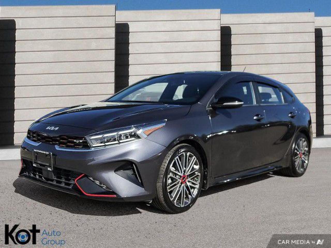 Used 2023 Kia Forte5 GT ! Navigation, Blind Spot Detection, Heated Ventilated Leather Seating and a Sunroof ! for sale in Kelowna, BC