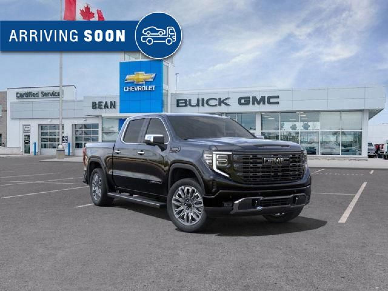 New 2025 GMC Sierra 1500 Denali Ultimate 3.0L V6 WITH REMOTE START/ENTRY, HEATED SEATS, HEATED STEERING WHEEL, VENTILATED/MASSAGE SEATS, SUNROOF, HD SURROUND VISION for sale in Carleton Place, ON