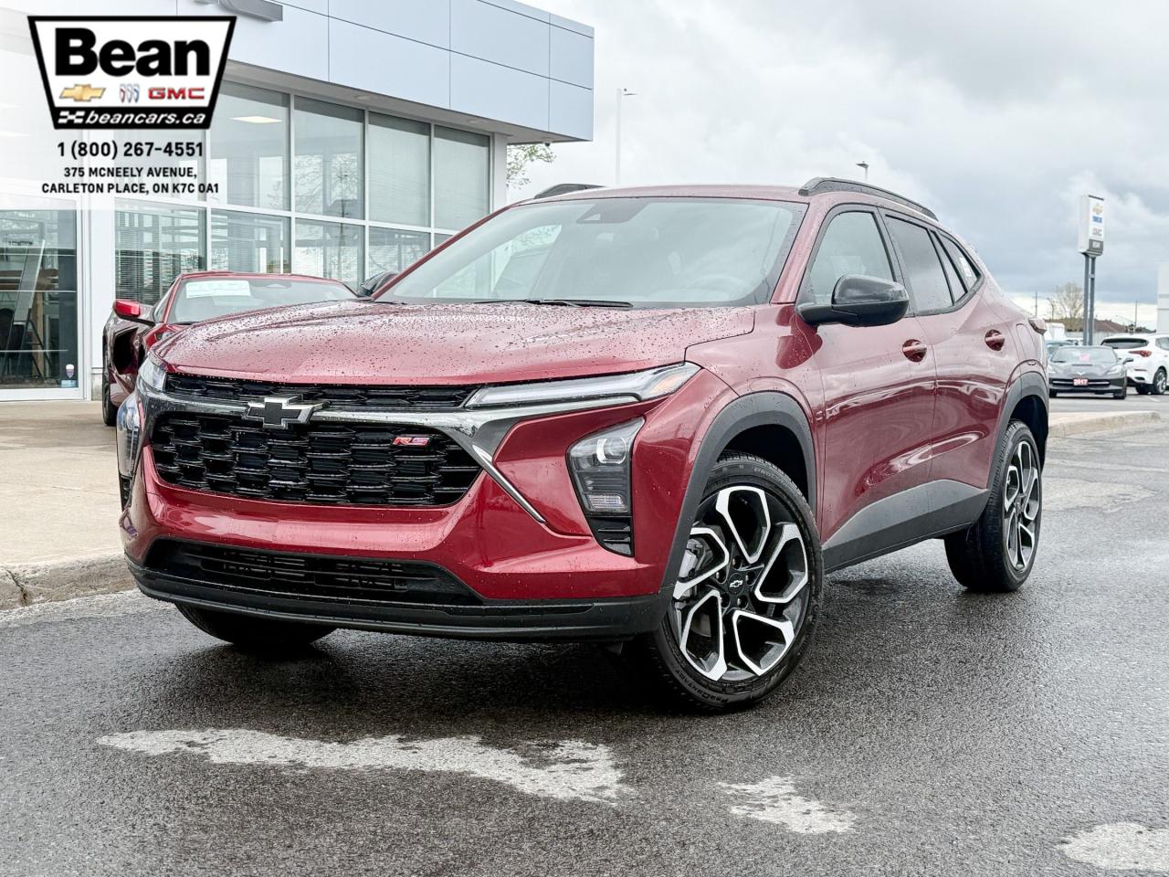 New 2025 Chevrolet Trax 2RS 1.2L 3 CYL WITH REMOTE START/ENTRY, HEATED SEATS, HEATED STEERING WHEEL, APPLE CARPLAY AND ANDROID AUTO for sale in Carleton Place, ON