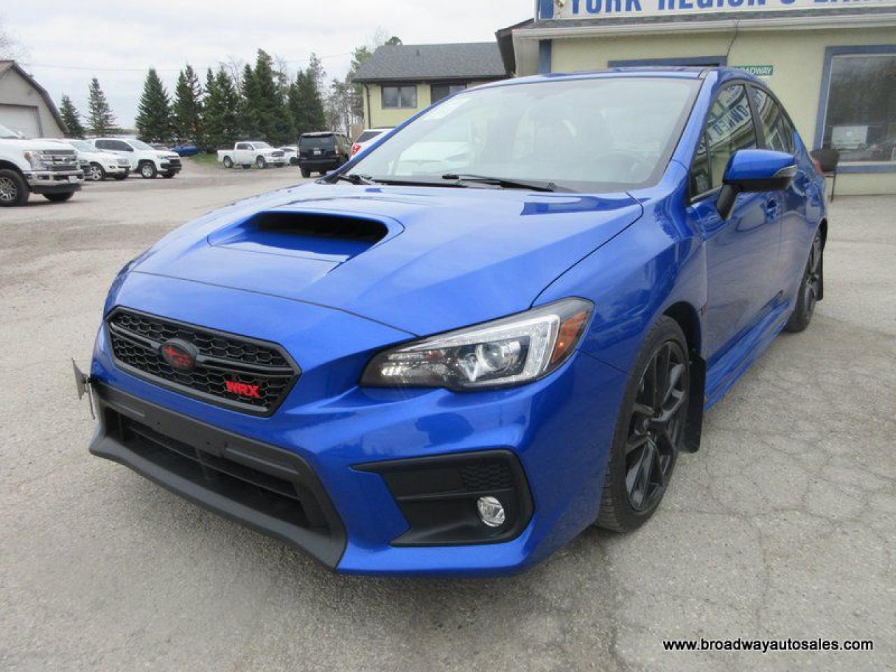 Used 2021 Subaru WRX ALL-WHEEL DRIVE LIMITED-EDITION 5 PASSENGER 2.0L - DOHC.. NAVIGATION.. POWER SUNROOF.. LEATHER.. HEATED SEATS.. BACK-UP CAMERA.. for sale in Bradford, ON