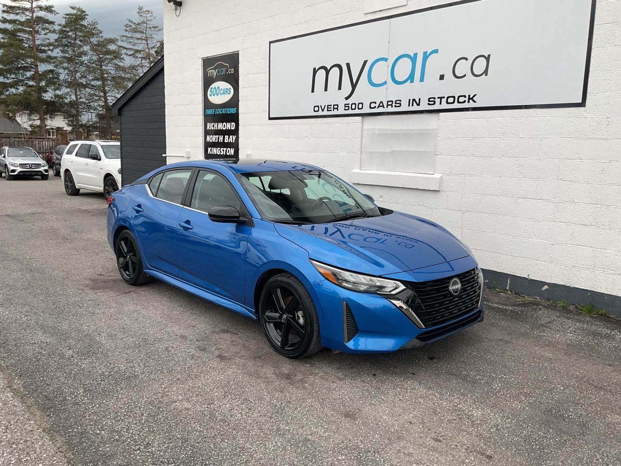 Used 2024 Nissan Sentra SR LOW MILEAGE MANUAL!!!!    SUNROOF. HEATED SEATS. BACKUP CAM. BLUETOOTH. A/C. CRUISE. PWR GROUP. PERF for sale in North Bay, ON