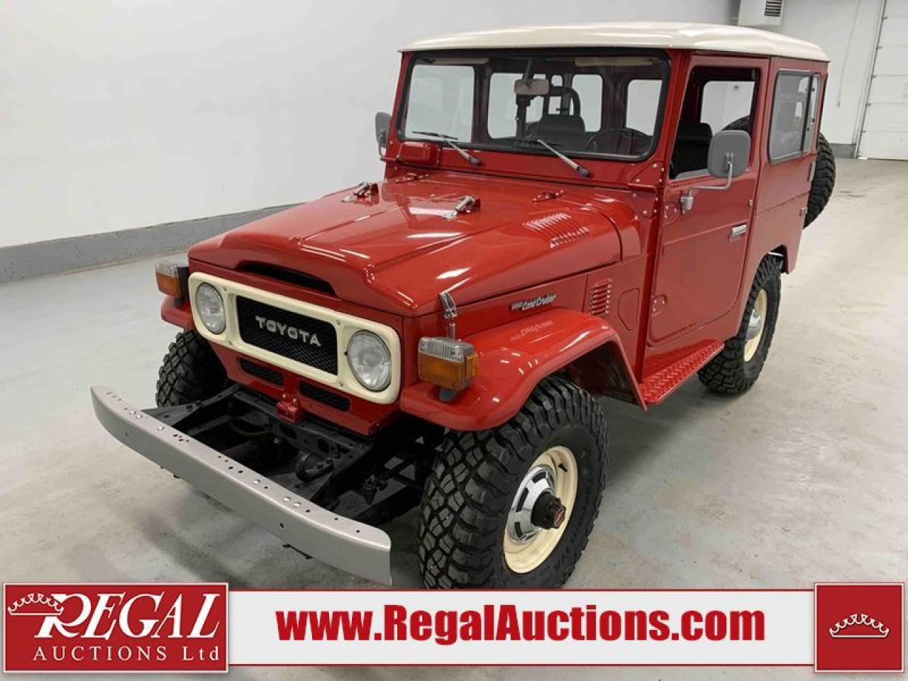 Used 1980 Toyota Land Cruiser FJ40 for sale in Calgary, AB