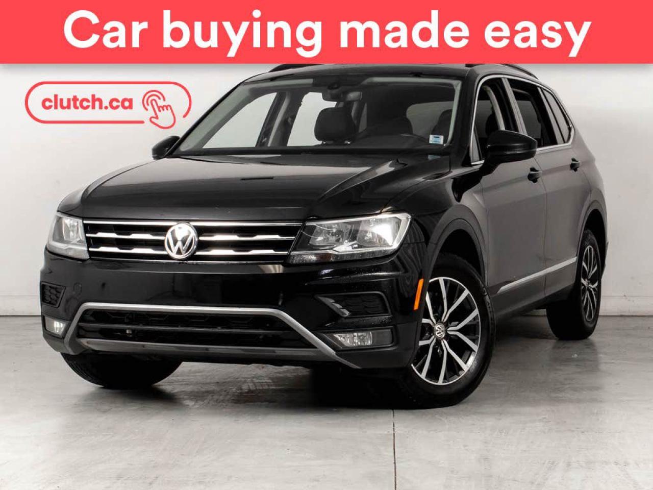 Used 2018 Volkswagen Tiguan Comfortline w/ Apple CarPlay & Android Auto, Cruise Control, Rearview Cam for sale in Bedford, NS