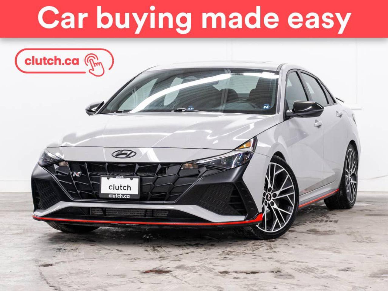 Used 2023 Hyundai Elantra N DCT w/ Apple CarPlay & Android Auto, Nav, Power Moonroof for sale in Toronto, ON