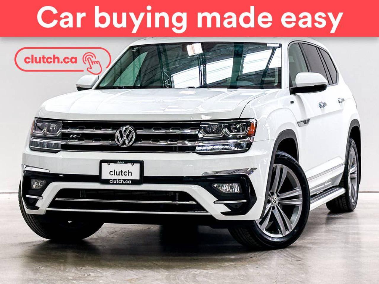Used 2018 Volkswagen Atlas Execline AWD w/ R-Line Pkg. w/ Apple CarPlay, Heated Front Seats, Rearview Cam for sale in Toronto, ON
