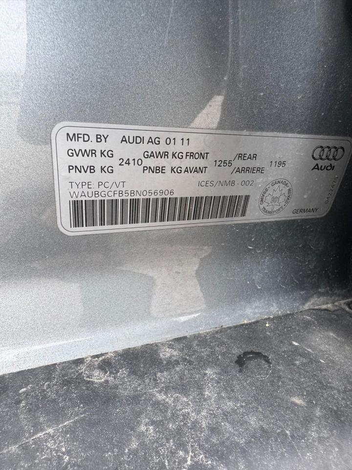2011 Audi A6 3.0L PROGRESSIVE, LOADED, ONLY 79KMS, CERTIFIED - Photo #17