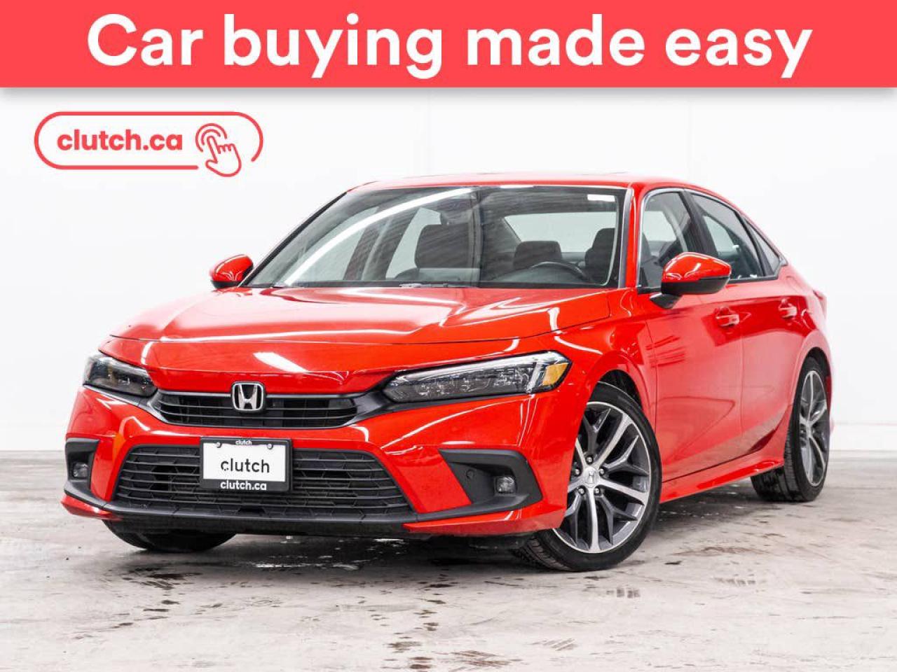 Used 2022 Honda Civic Touring w/ Apple CarPlay & Android Auto, Nav, Power Moonroof for sale in Toronto, ON
