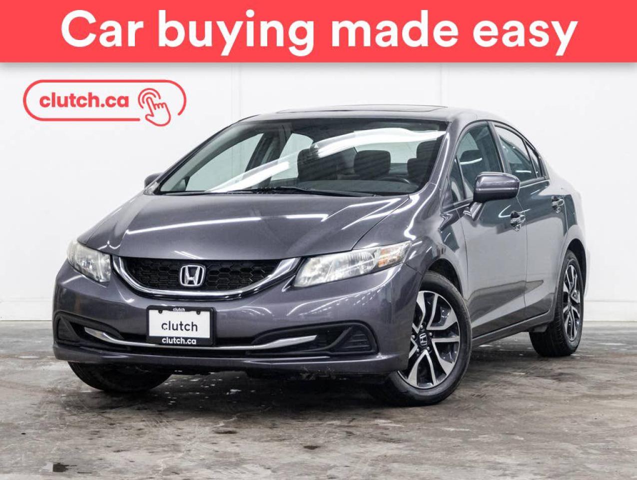 Used 2015 Honda Civic EX w/ Front Heated Seats, Rearview Cam, Climate Control for sale in Toronto, ON