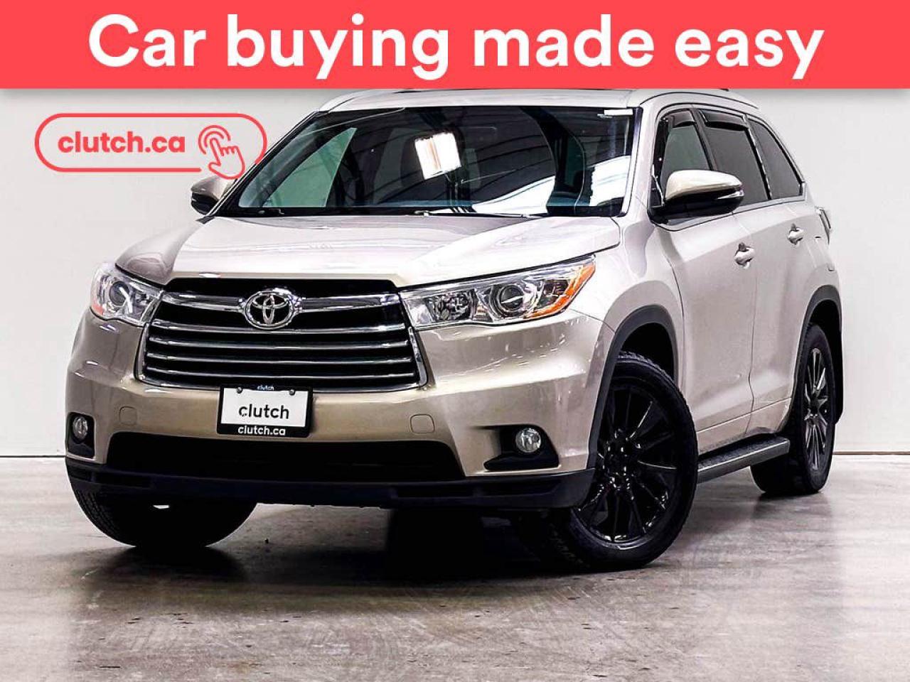 Used 2015 Toyota Highlander XLE AWD w/ Nav, Rearview Cam, Heated Front Seats for sale in Toronto, ON