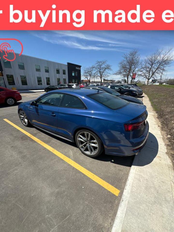 Used 2019 Audi A5 45 Progressiv w/ Apple CarPlay, Heated Front Seats, Rearview Cam for sale in Toronto, ON