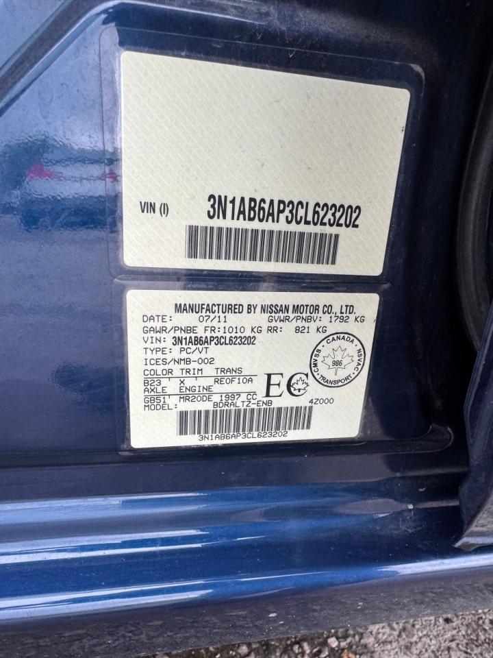 2012 Nissan Sentra 2.0 S, SEDAN, AUTO, GOOD SHAPE, AS IS SPECIAL - Photo #16