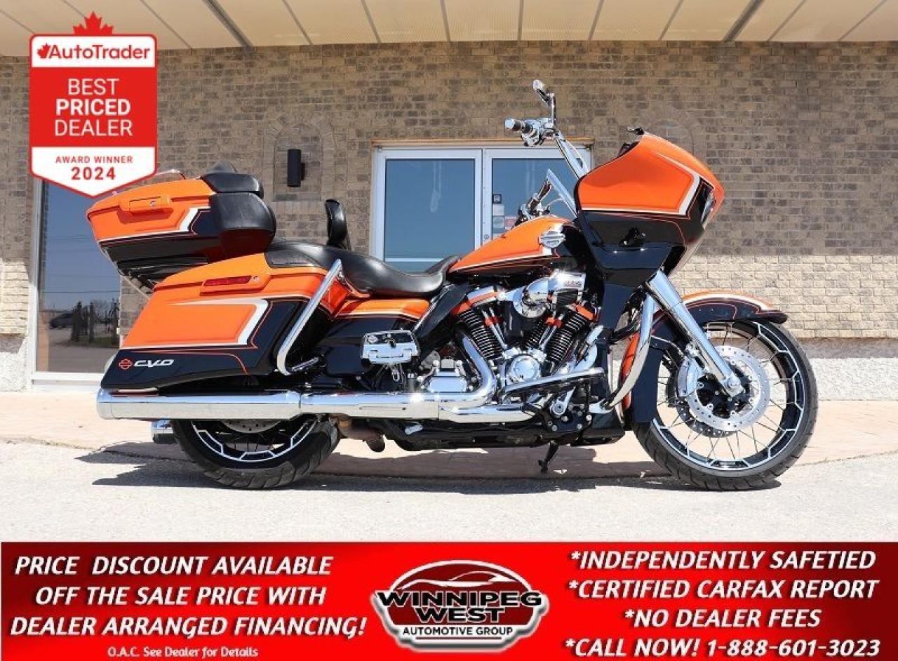Used 2022 Harley-Davidson FLTRXSE CVO Road Glide 117 M8, OVER $20K IN UPGRADES, STUNNING & AS NEW! for sale in Headingley, MB